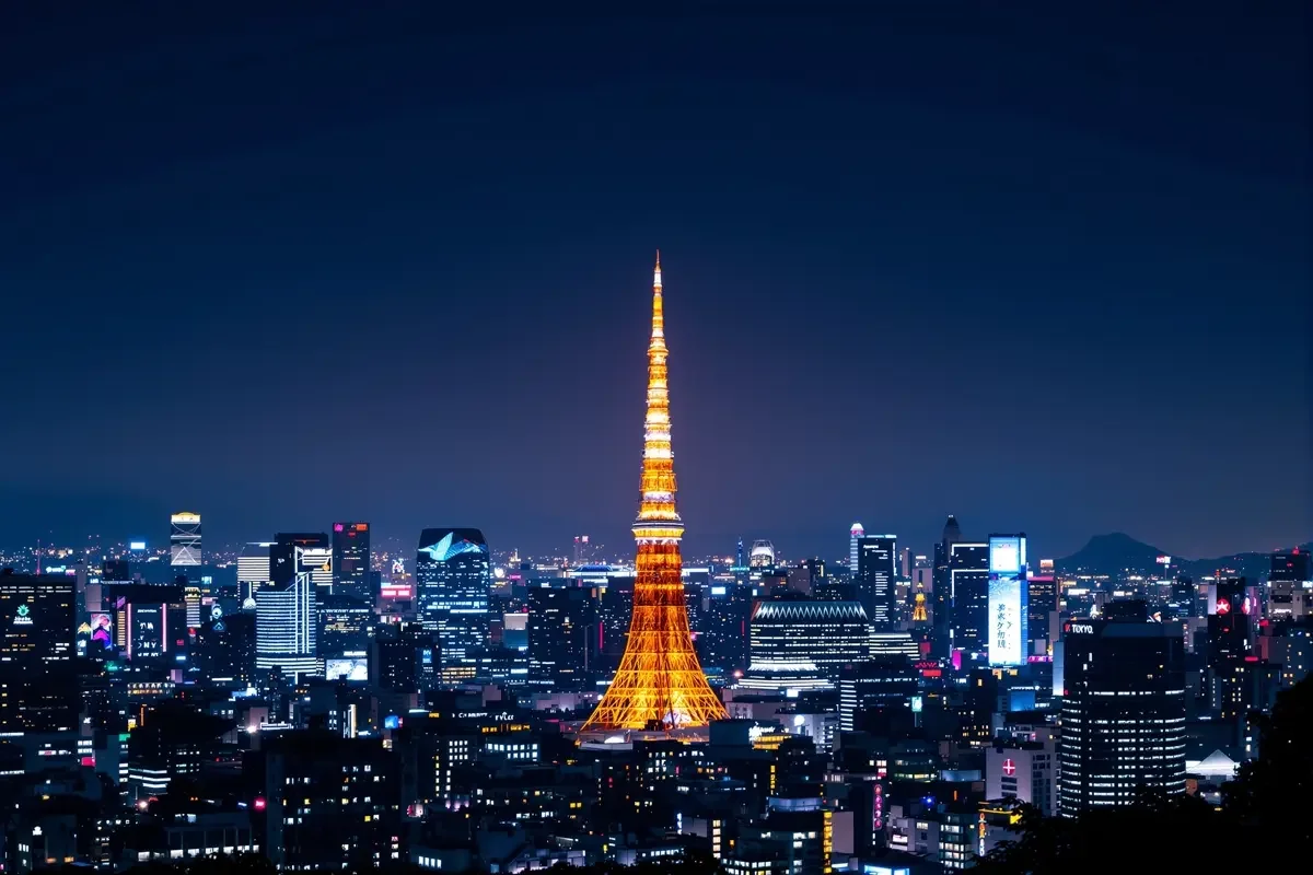 东京塔夜色